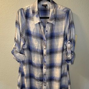 Torrid plaid shirt dress
